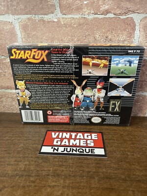 Star Fox Super Nintendo Snes Sealed In Box Original | eBay