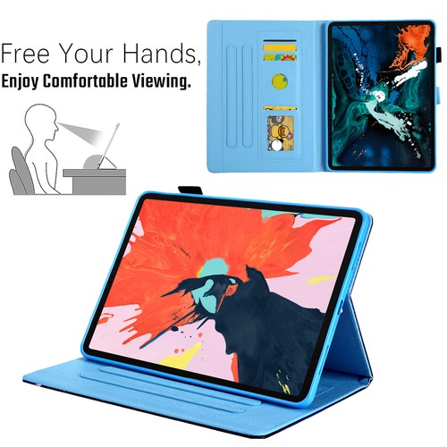 For iPad 6 7 8 9 10.2 Mini 5 4 3 2 Air Pro 11 12.9 Leather Shockproof Smart Case - Picture 84 of 85