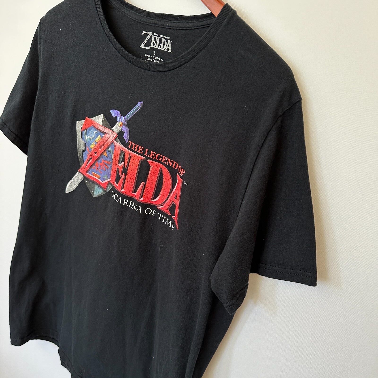 Legends of Zelda Ocarina of Time Official TShirt Lar… Gem