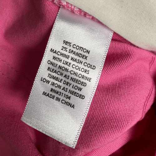 Crown & Ivy Global Pink Crop Jeans New Stretch Womens Size 8 - Picture 9 of 9