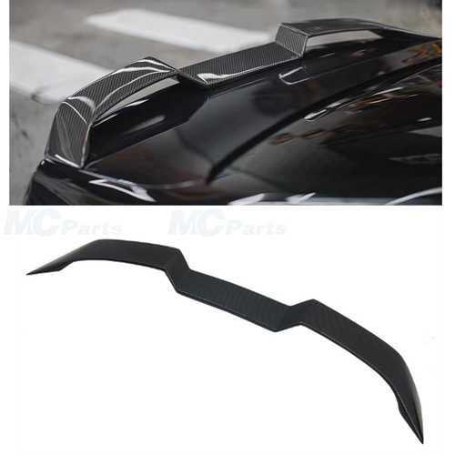 Real Carbon Fiber Rear Trunk Spoiler Wing For BMW G22 428i 430i 435i Base Coupe - Picture 3 of 8
