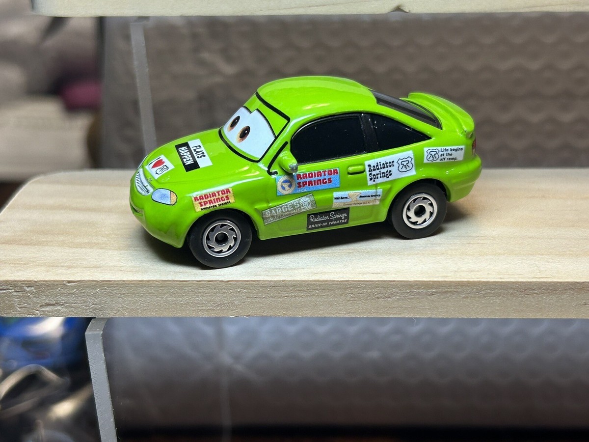 Disney Pixar Cars Nick Stickers Radiator Springs Green Die Cast | eBay