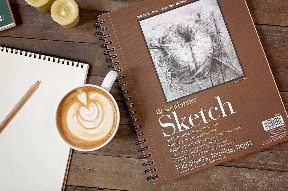 Strathmore 400 Series Sketch Paper 9x12 Heavyweight 100 Sheets Artist Recomme... - Image 2 of 4