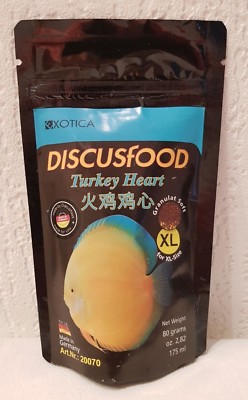 Discusfood Turkey Heart Soft Granulat 80g XL Premium Diskus Granulat Diskusfisch