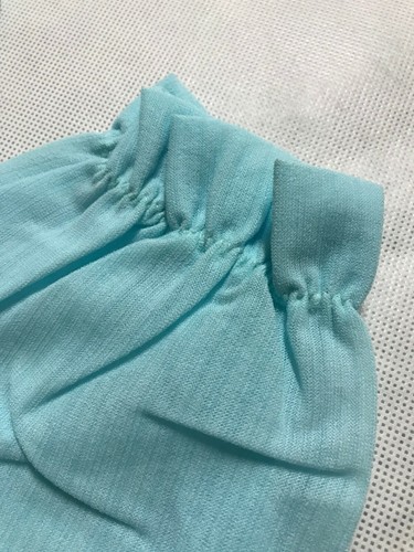 Vintage Ladies Blue Nightie Dress 1970s Sleepwear Size 12 Australia Nylon - Picture 3 of 4