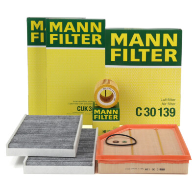 MANN Filterset für BMW 5er E60 E61 523i 525i 530i 6er E63 E64 630i N52 N53