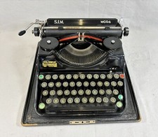 Schreibmaschine SIM MOD 6 Tragbares Band Neu von 1938