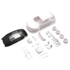 Kyosho MZN221 Subaru Impreza WRC 2008 White Body Set w/ Wheels for AWD Mini-Z