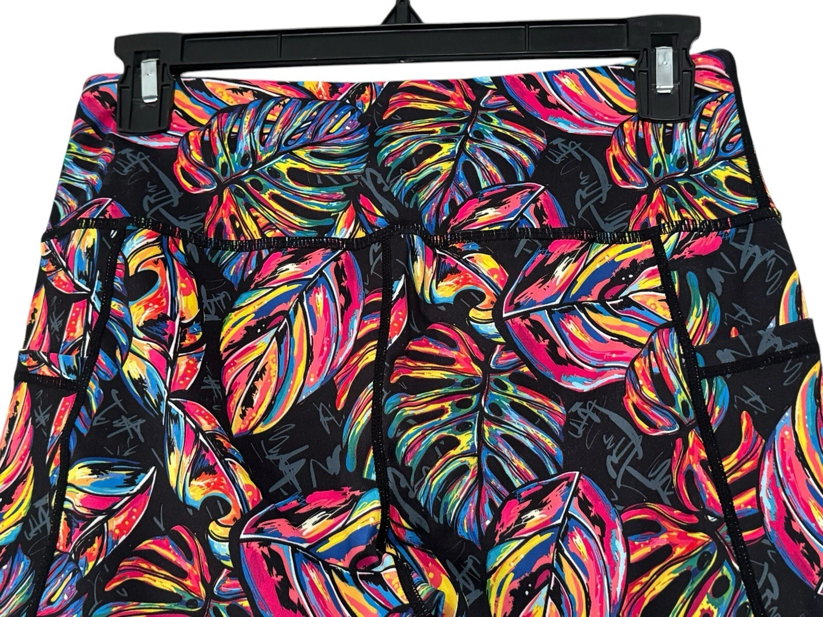 constantly-varied-gear tropic palm print capri leggings