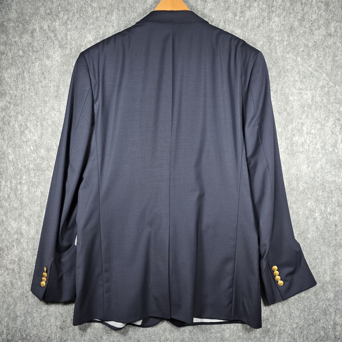 Brooks Brothers Explorer Regent Fit Blazer 46XL Navy Blue Gold