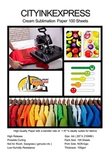 100 premium quality A4 sublimation paper for mug transfer and sub heat press