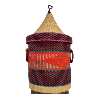 Laundry Basket with Lid,Handmade Laundry Basket,Africa Basket,ExtraLarge Basket