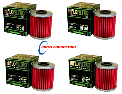 HI FLO PREMIUM MOTORÖLFILTER (4ER PACK) HF207 SUZUKI RMZ450 2006 - 2023