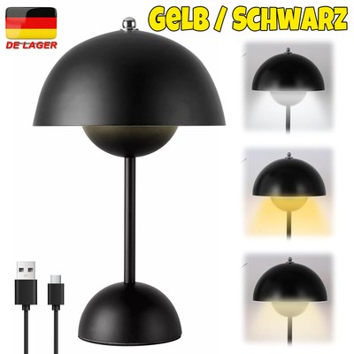 Tischlampe Kabellos Wiederaufladbar Flowerpot Lampe Dimmbar Mit Touch Steuerung