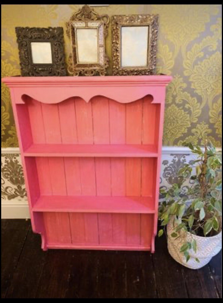 Vintage, Beautiful Kitchen/Dining Shelving Unit Timber Shelf eBay