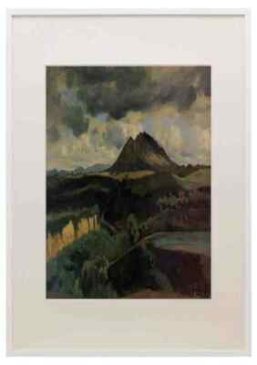Jean Baptiste Camille Corot La Monta Soracte A3 A4 gerahmter Druck Bild