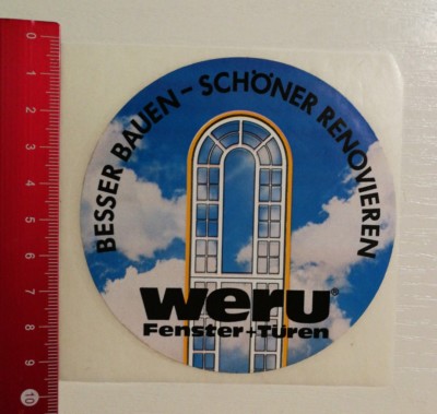 Sticker/Decal: Weru Windows + Doors (28031712) 