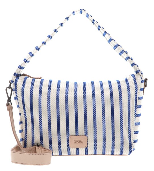 Fredsbruder Ternal Hobo Bag Schultertasche Tasche Ink Blue Creme Blau Neu-image