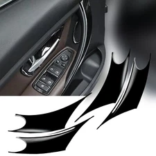 Gloss Black Inner Door Pull Handle Inner Cover Fits 12-18 F30 F31 F34 335i M3