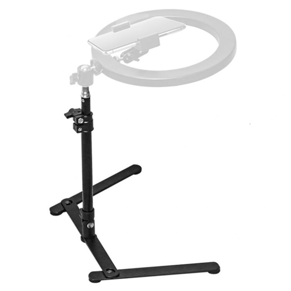 Photography Fill Light Tripod Ring Light Bracket Stand 1/4 Screw New Adjustable-image