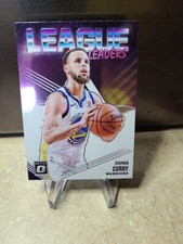 2018-2019 Panini Steph Curry Donruss Optic League Leaders Golden State Warriors!