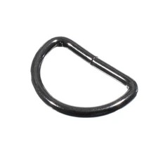 PARACORD PLANET D-Rings – Gunmetal – 1 In, 3/4 In, 1 1/4 In, 1/2 In