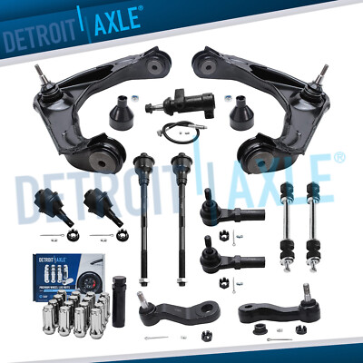 15pc Front Upper Control Arm Sway Bar Tie Rod for Silverado Sierra 1500 2500 HD
