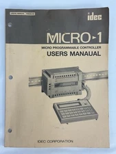 IDEC Micro 1 Programmable Controller Users Manual EM228-OU