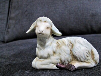 アンリ人形 ◇希少 12㎝ 【Girl with Lamb nativity】 アンリ人形