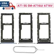 For Samsung A71 5G SM-A716U/ A716V New Single SIM Card Tray Holder Slot MicroSD
