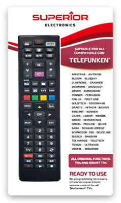 Telecomando compatibile con telefunken TE19857 TE19857X