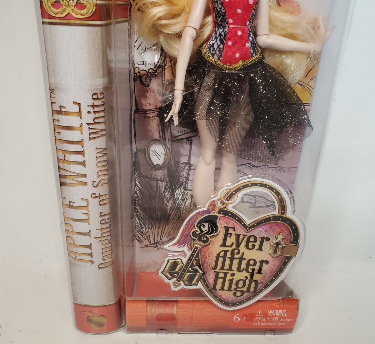 Ever After High APPLE WHITE MIRROR BEACH DOLL MATTEL Retired Snow White  Daughter