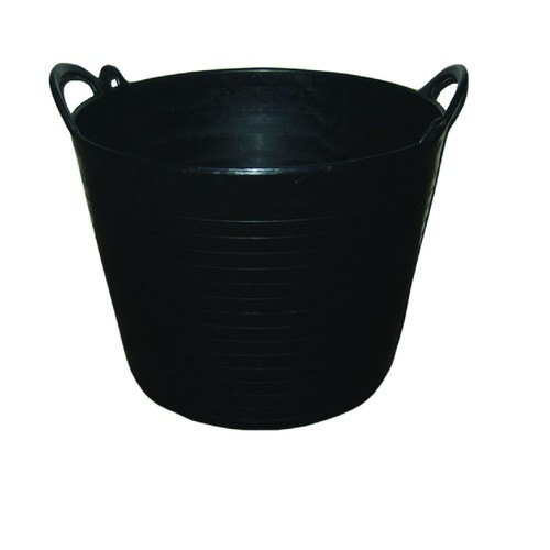 2 x 26 litros 26L bañera flexible hogar jardín almacenamiento flexible color cesta - Imagen 2 de 11