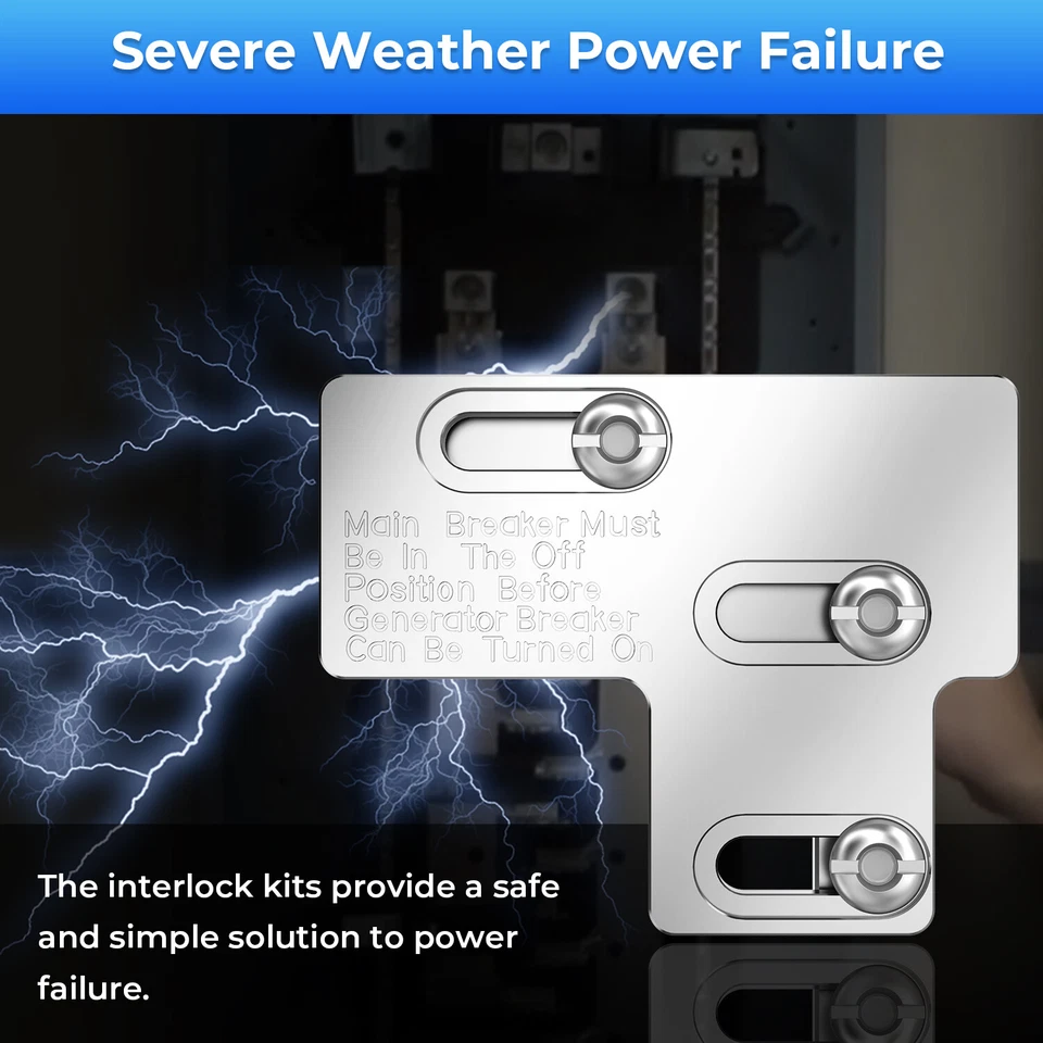 Generator Interlock Kit For Siemans or ITE 100 amp panels & Main Breaker Kit - Image 3 of 4