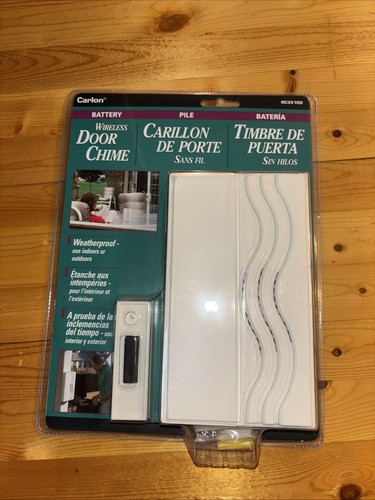 Carlon Wireless Door Chime Indoor Outdoor 13 Different Chimes 150 Foot ...