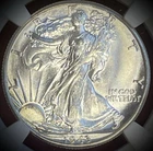 1943 D WALKING LIBERTY HALF DOLLAR - NGC MS-67, FRESH & FLASHY, SUPERB!