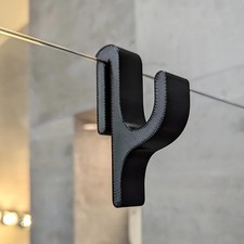 3d Shower Door Towel Hook for 8mm Glass Bathroom Clothes Hanger