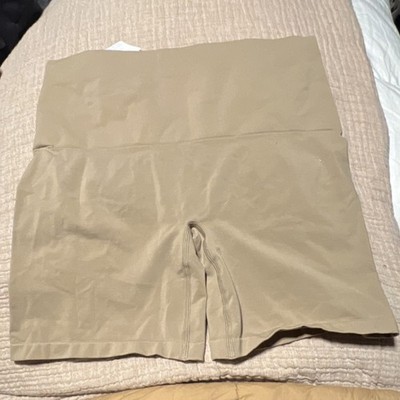 Yitty High-Waisted Shapewear Shorts 5X Beige Firm Compression Slimming