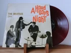 The Beatles Red Vinyl A Hard Day's Night Japan LP OP-8147 YEX Stereo EX
