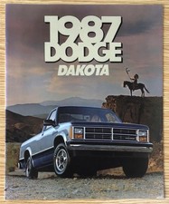DODGE Dakota Pickup USA LF  Sales Brochure For 1987  81-205-7014 8/86 (500M)Rev