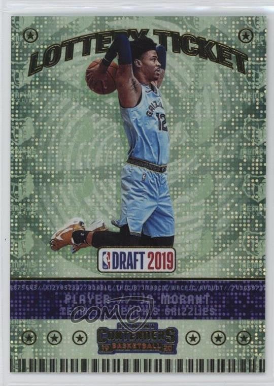 2019-20 Panini Contenders Lottery Ticket Ja Morant #2 Rookie RC uk2