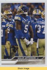 2024 Upper Deck CFL Gold Willie Jefferson #69 READ 1g4p