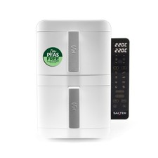 Image of Salter VertiCook Ultra Stackable 9L Air Fryer, 2 Baskets, 9 Functions, 2400W