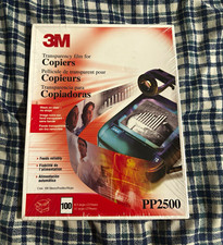 3M PP2500 Transparency Film for Copiers 100 Sheets MPN PP2500