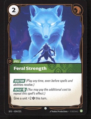 Feral Strength Common Normal SPF 034/221 NM Pokemon TCG