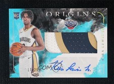 2020-21 Panini Origins Rookie Jersey Turquoise 17/25 Kira Lewis Jr Auto 0i8b