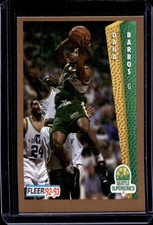 1992-93 Fleer Dana Barros #430 SuperSonics