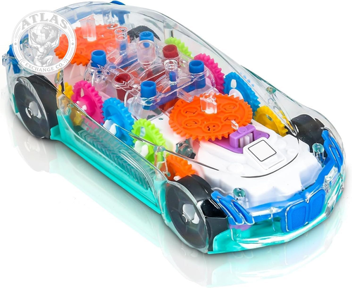 ZHFUYS Light up Transparent Car Toy for Kids, Sensory Toys for Kid, Toy Car with - Picture 8 of 12