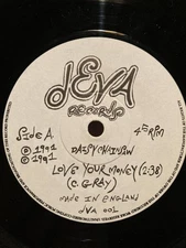 Daisy Chainsaw Love Your Money Vinyl, 7Deva Records DvA 001 No Jacket