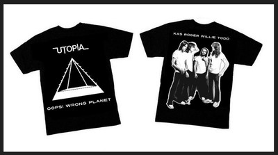 2 Sides Wrong Planet Todd Rundgren Utopia Shirt Black Unisex S-5XL 1P0285